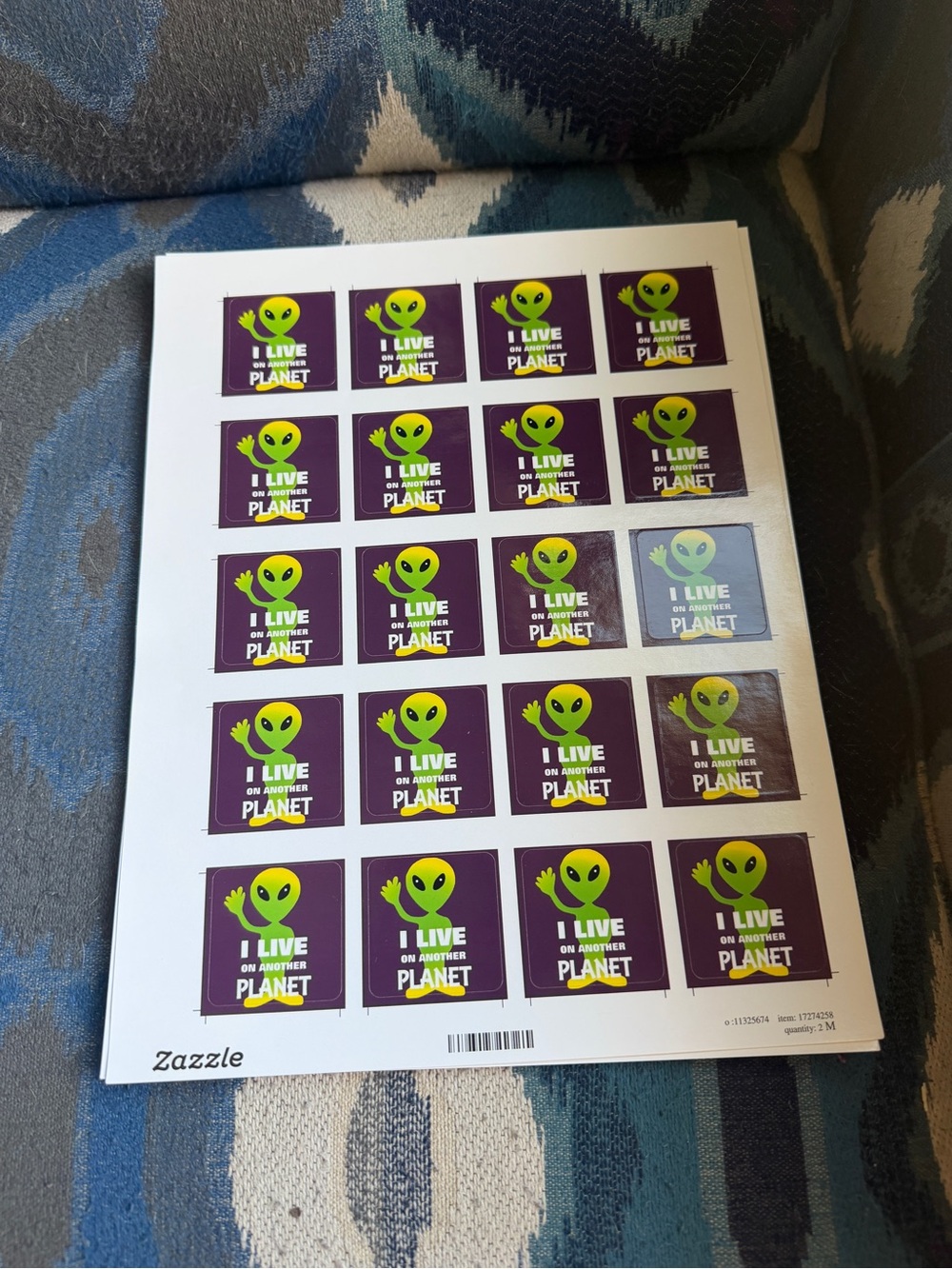 Halloween and Alien Sticker Sheets - Multi-Color - Picture 3 of 4